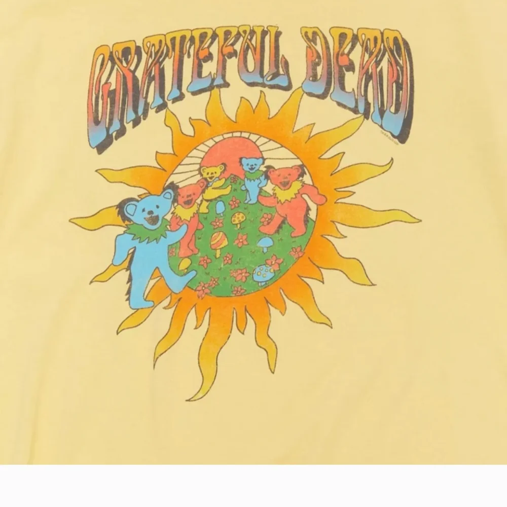 Grateful Dead Yellow Graphic T-Shirt - Picture 4 of 4